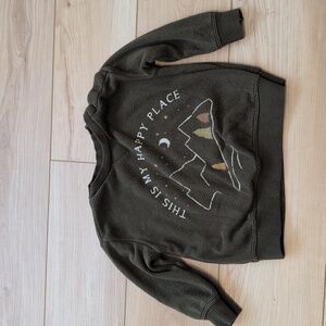 LC little co "this is my happy place" 12 month sweatshirt